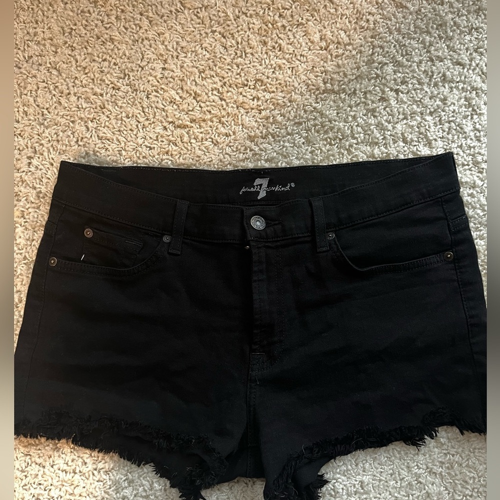 7 for all mankind denim shorts